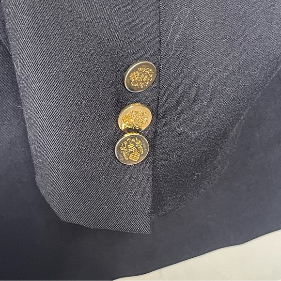 Vintage TINO Pure Virgin Wool Blazer Made in Canada Gold Crest Buttons Men’s 44R - Picture 4 of 12